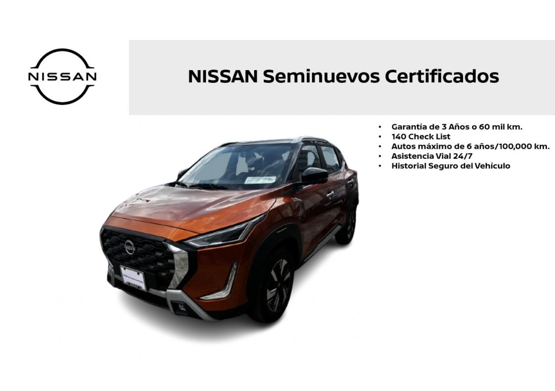 2025 Nissan Magnite EXCLUSIVE, L3, 1.0T, 112 CP, 5 PUERTAS, AUT CVT
